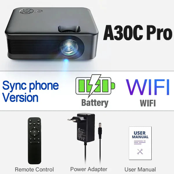 Home Theater A30C Pro MINI Projector