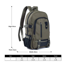 Load image into Gallery viewer, Travel Backpack Men Tactical Militari Mountaineering Bag Men Canvas Large Capacity Backpacks Outdoor Camping Bag Computer Bag
