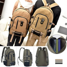 Load image into Gallery viewer, Travel Backpack Men Tactical Militari Mountaineering Bag Men Canvas Large Capacity Backpacks Outdoor Camping Bag Computer Bag
