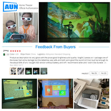 Load image into Gallery viewer, AUN A30 Upgraded Portable Projector
