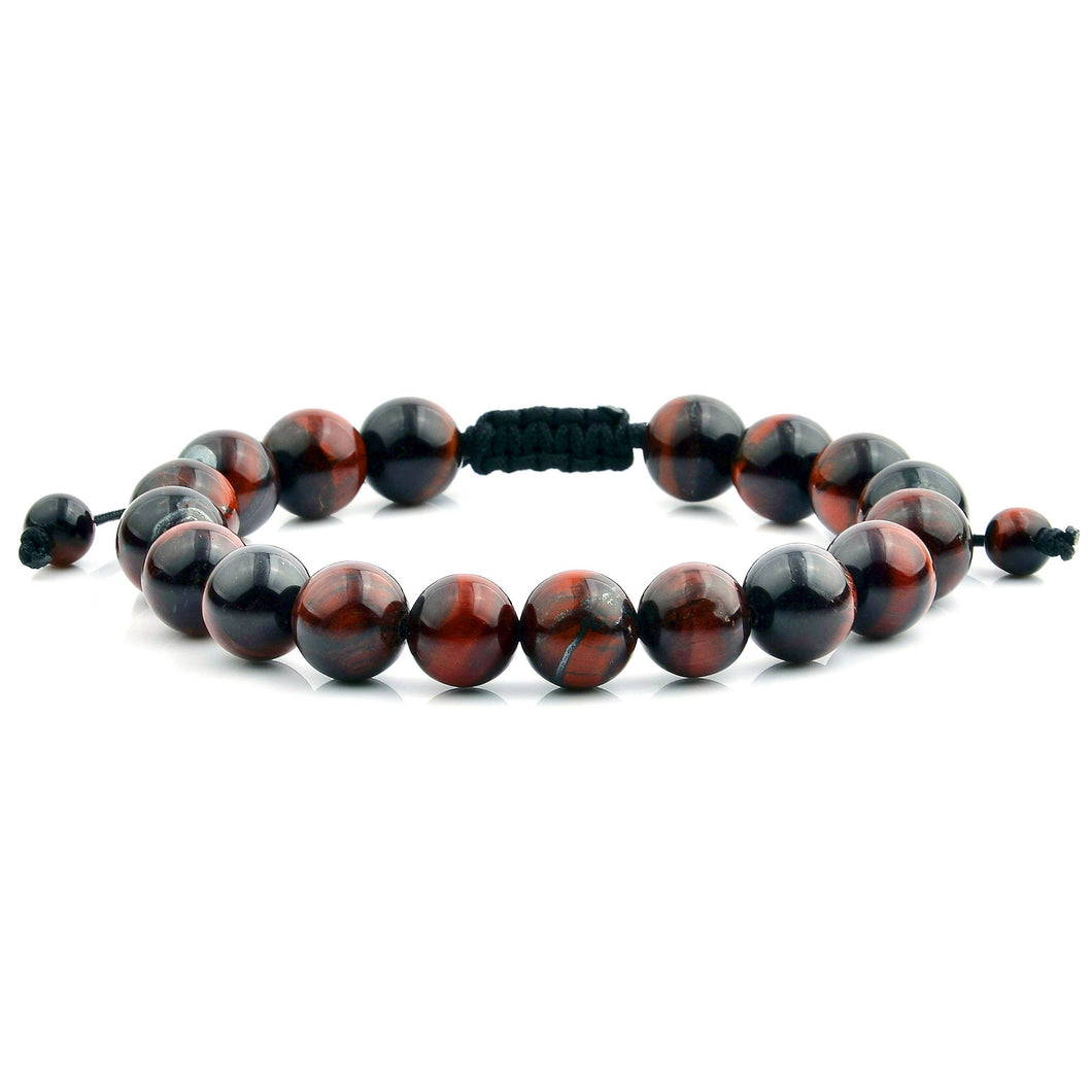 Crucible Men's Polished Bead Adjustable Bracelet