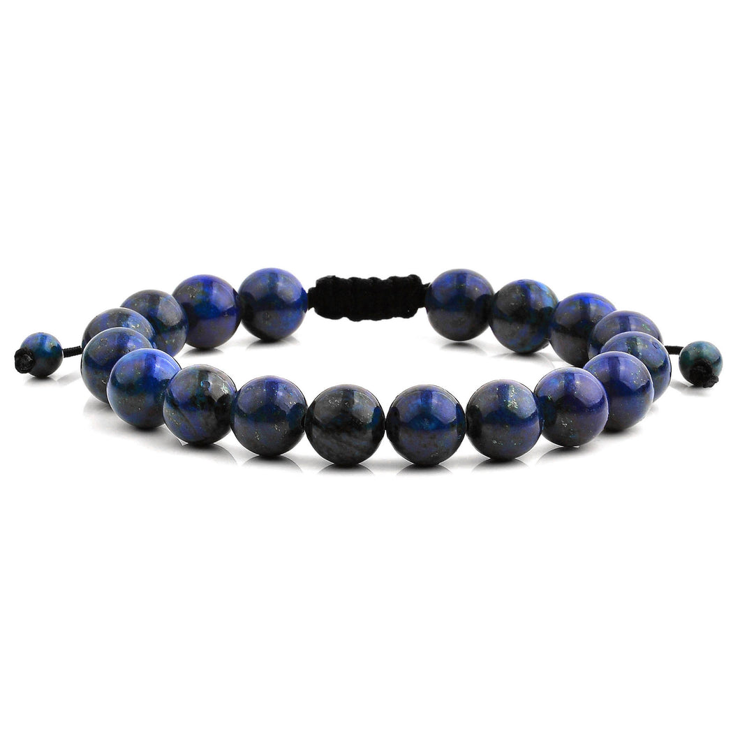 Crucible Men's Polished Bead Adjustable Bracelet